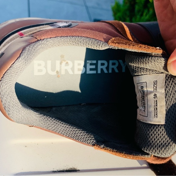 Burberry Ramsey Brown Sneakers - Picture 14 of 16